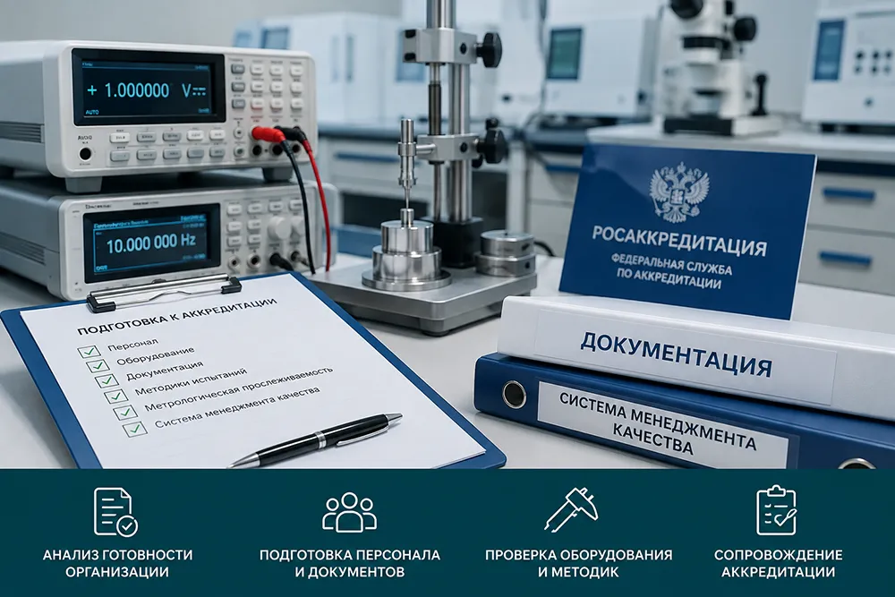 Аккредитация в сфере обеспечения единства измерений "Испытания в целях утверждения типа"